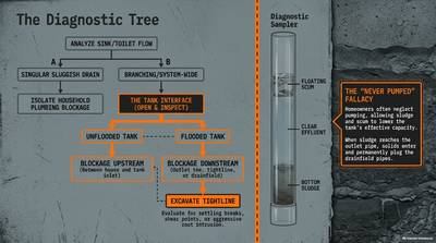 Clogged Drain or Dead System? The Diagnostic Tree Septic Pros Use