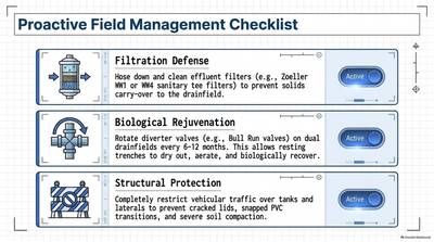 The Proactive Septic Field Checklist: Filters, Diverter Valves & Traffic
